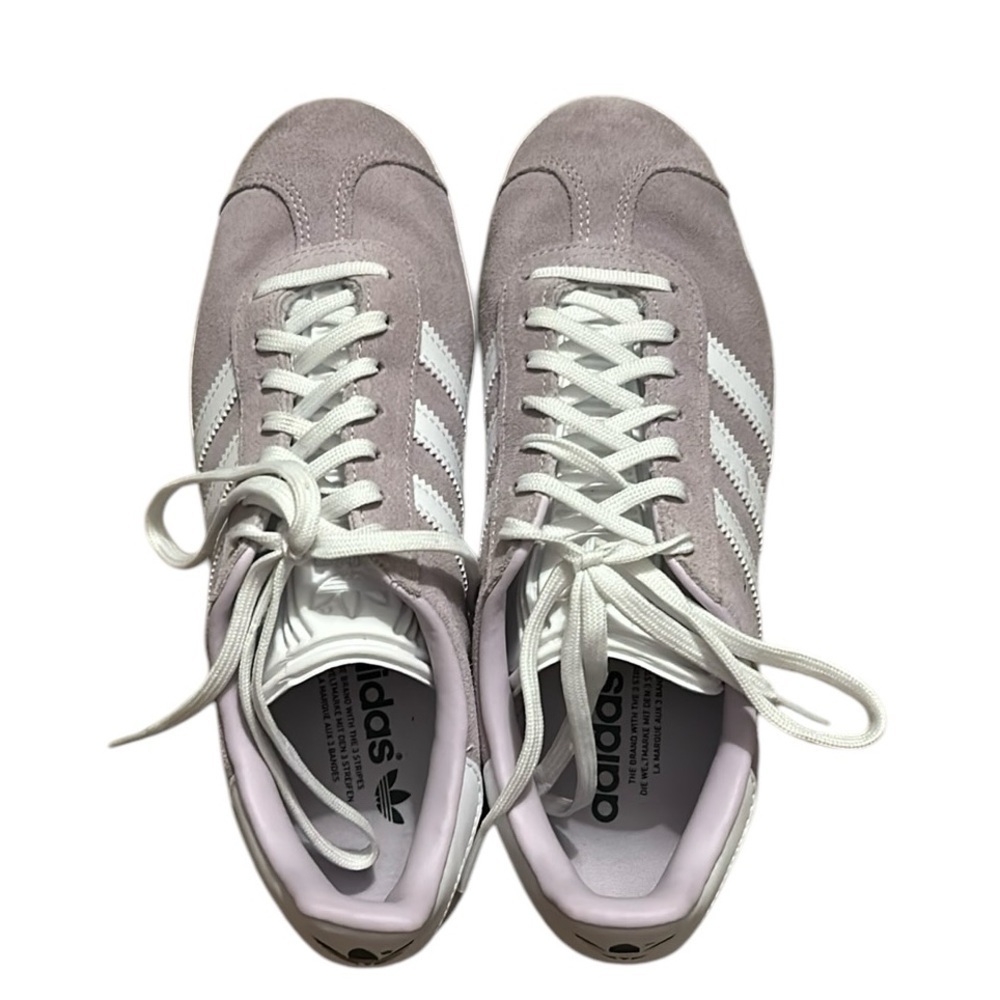 Adidas Gazelle taupe suede sneakers